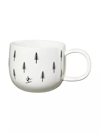 ASA SELECTION | Henkelbecher SKIING 400ml Joy / Snow Tracks | 